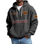 Commanders EST 1932 Quarter Zip Waffle Hoodie