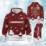 Commanders x Nurse Christmas Football Hoodie