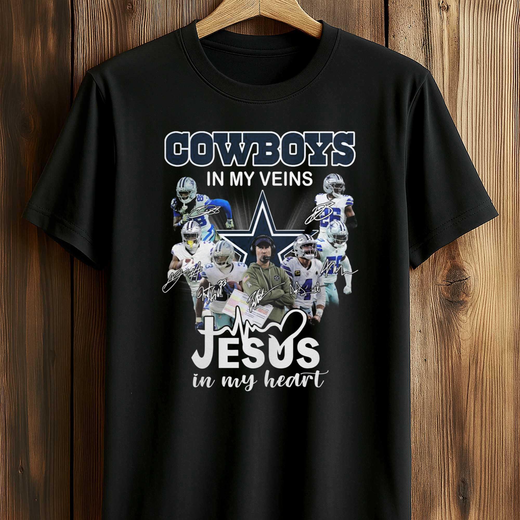 Cowboys In My Veins Jesus In My Heart Shirt Cowboys In My Veins Jesus In My Heart Shirt