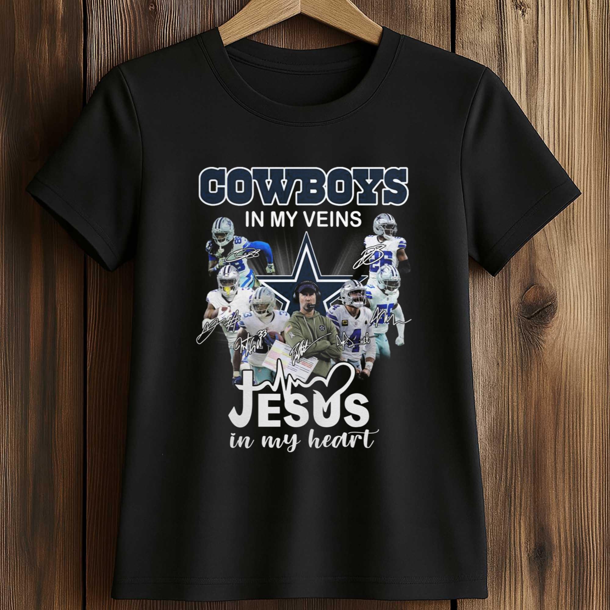 Cowboys In My Veins Jesus In My Heart Shirt 2 Cowboys In My Veins Jesus In My Heart Shirt (2)