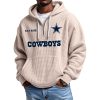 Cowboys Personalized Quarter Zip Waffle Hoodie 6 Cowboys Personalized Quarter Zip Waffle Hoodie 2