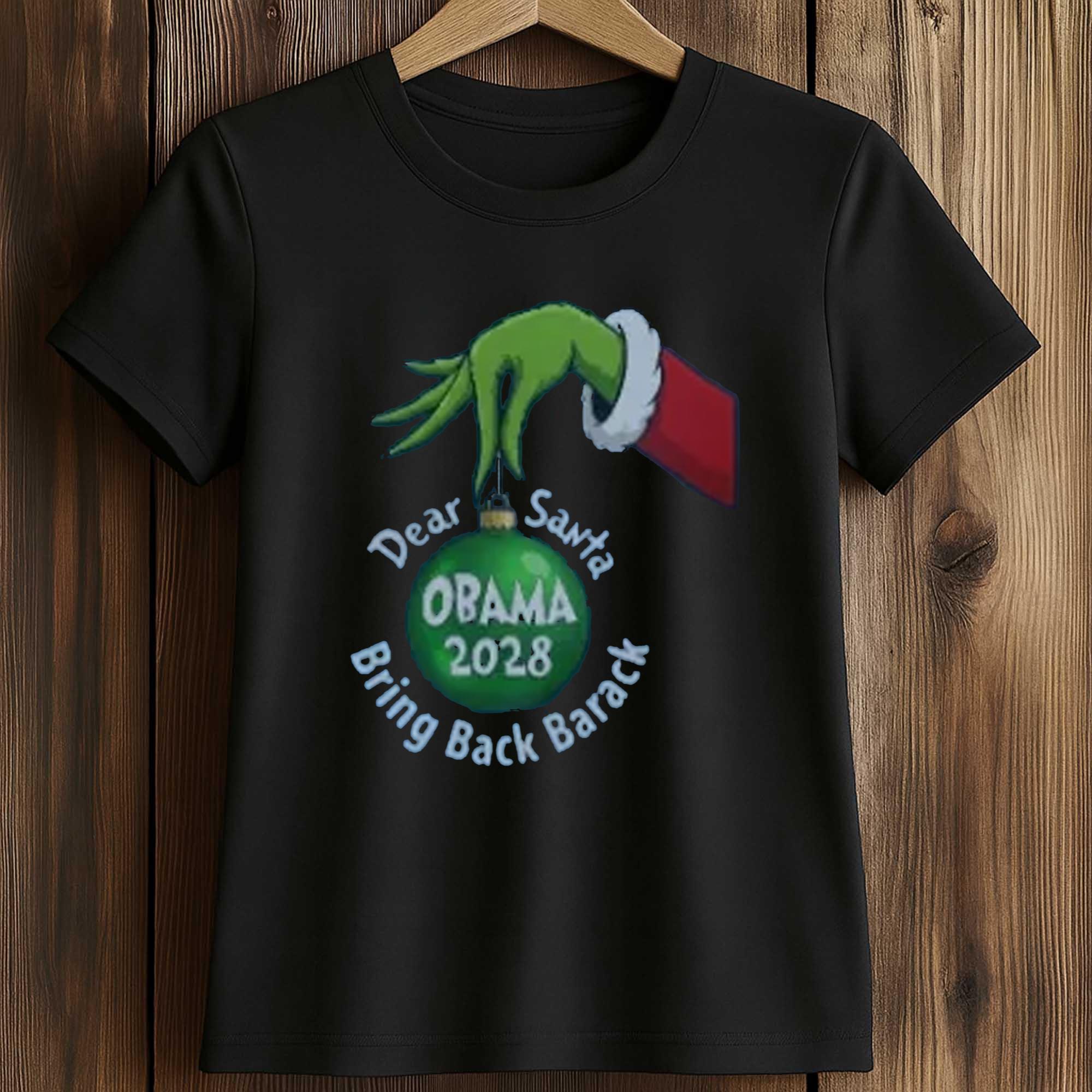 Dear Santa Bring Back Barack 2028 Shirt 2 Dear Sante Bring Back Barack 2028 Shirt (2)