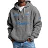 Dodgers EST 1883 Quarter Zip Waffle Hoodie 7 Dodgers EST 1883 Quarter Zip Waffle Hoodie 3