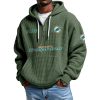 Dolphins EST 1965 Quarter Zip Waffle Hoodie 9 Dolphins EST 1965 Quarter Zip Waffle Hoodie (3)