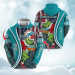 Dolphins The Grnch Christmas Football Hoodie