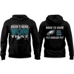 Eagles Back To Back NFC EAST Champions 2025 Hoodie