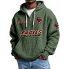 Eagles Boston College EST 1893 Quarter Zip Waffle Hoodie 8 Eagles Boston College EST 1893 Quarter Zip Waffle Hoodie 4