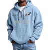 Eagles Personalized Quarter Zip Waffle Hoodie (3)