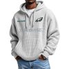 Eagles Personalized Quarter Zip Waffle Hoodie (4)