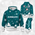 Eagles x Nurse Christmas Football Hoodie