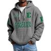 Eastern Eagles EST 1891 Quarter Zip Waffle Hoodie 4