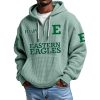 Eastern Eagles EST 1891 Quarter Zip Waffle Hoodie 5