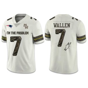 Patriots Morgan Wallen I'm The Problem Tour 2026 Football Jersey 1