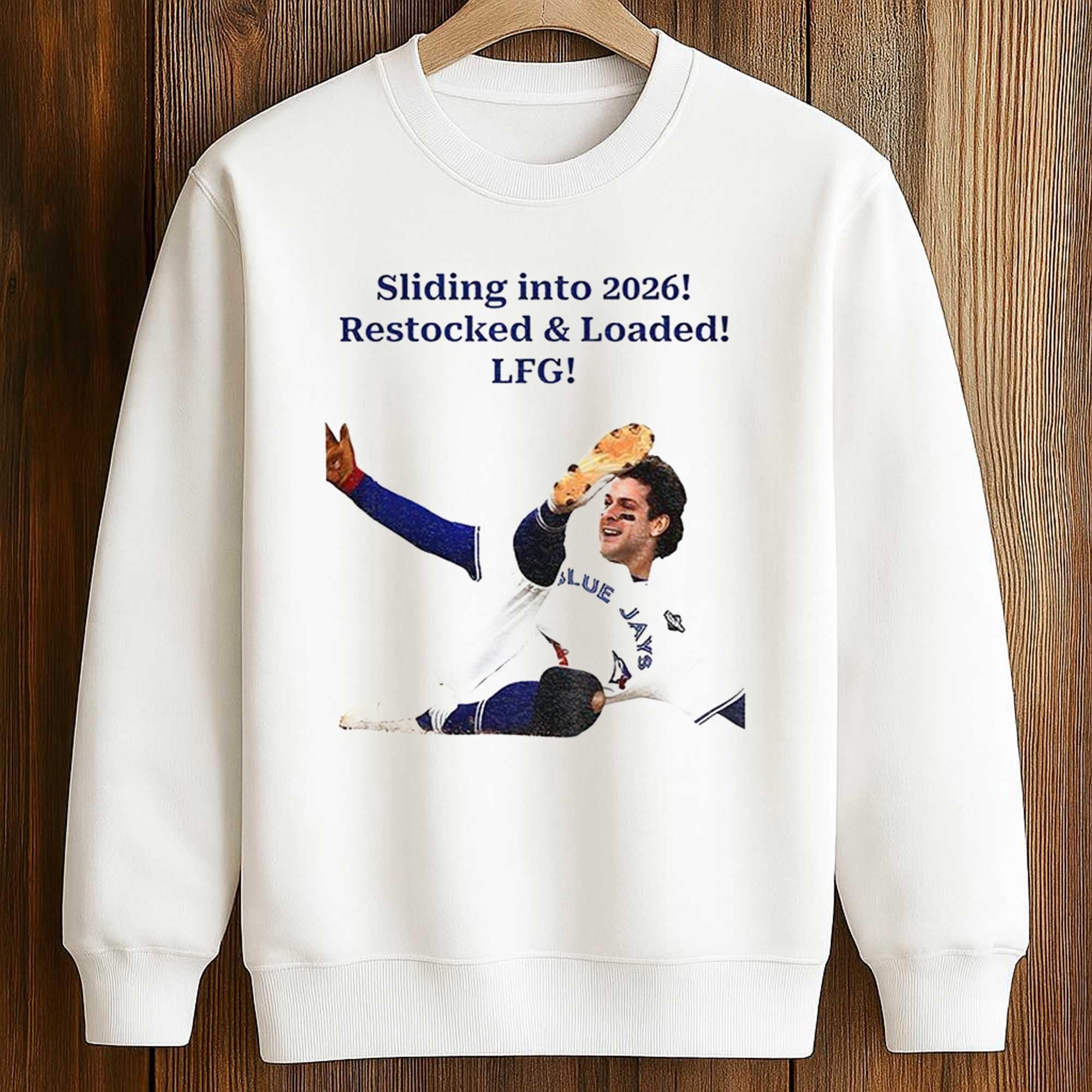 Ernie Clement Sliding into 2026 Restocked Loaded LFG Shirt 3 Ernie Clement Sliding into 2026 Restocked Loaded LFG Shirt