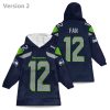 Fan 12 Seahawks Football Unisex Blanket Hoodie 4 Fan 12 Seahawks Football Unisex Blanket Hoodie (3)
