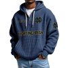 Fighting Irish EST 1887 Quarter Zip Waffle Hoodie 8 Fighting Irish EST 1887 Quarter Zip Waffle Hoodie 4