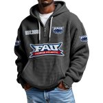 Florida Atlantic EST 2001 Quarter Zip Waffle Hoodie