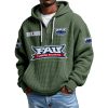 Florida Atlantic EST 2001 Quarter Zip Waffle Hoodie 8 Florida Atlantic EST 2001 Quarter Zip Waffle Hoodie 4