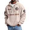 Florida State EST 1902 Quarter Zip Waffle Hoodie 8 Florida State EST 1902 Quarter Zip Waffle Hoodie 4