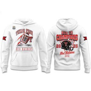 Texas Tech 2025 CHAMPIONS Big12 Football Hoodie (1)