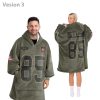 George Kittle 85 49ers Football Unisex Blanket Hoodie (3)