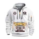 Georgia 2025 Big Ten Champions Quarter Zip Hoodie