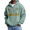 Georgia Tech EST 1892 Quarter Zip Waffle Hoodie 8 Georgia Tech EST 1892 Quarter Zip Waffle Hoodie 4
