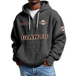 Giants EST 1883 Waffle Quarter Zip Hoodie