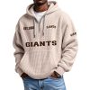 Giants EST 1883 Waffle Quarter Zip Hoodie 5