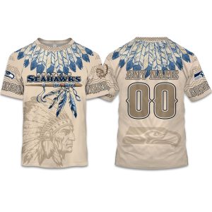 2025 Personalized Seahawks Football Native American Heritage Shirt 1