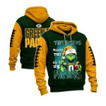 Grnch They Hate Us Because They Ain't Us Packers 2025 Hoodie