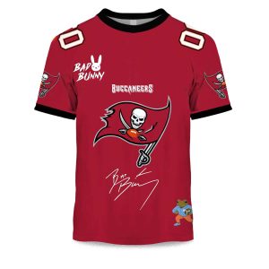 Personalized Buccaneers Bad Bunny Bowl LX 2025 2026 Shirt 1