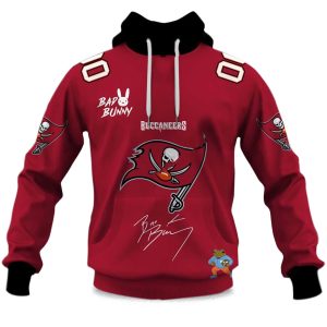 Personalized Buccaneers Bad Bunny Bowl LX 2025 2026 Hoodie 1