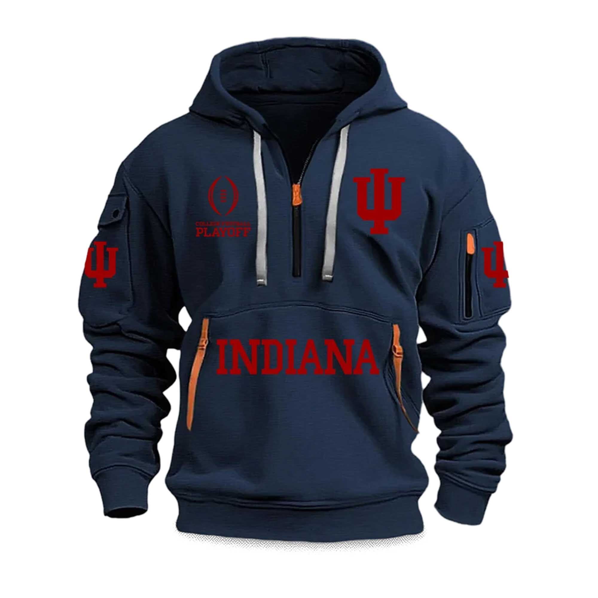 Indiana College Football Playoff 2025 Quarter Zip Hoodie 3 Indiana College Football Playoff 2025 Quarter Zip Hoodie (5)