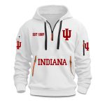 Indiana EST 1887 Quarter Zip Hoodie
