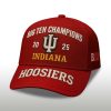 Indiana Football Big Ten Champions 2025 Hat 3 Indiana Football Big Ten Champions 2025 Hat (2)