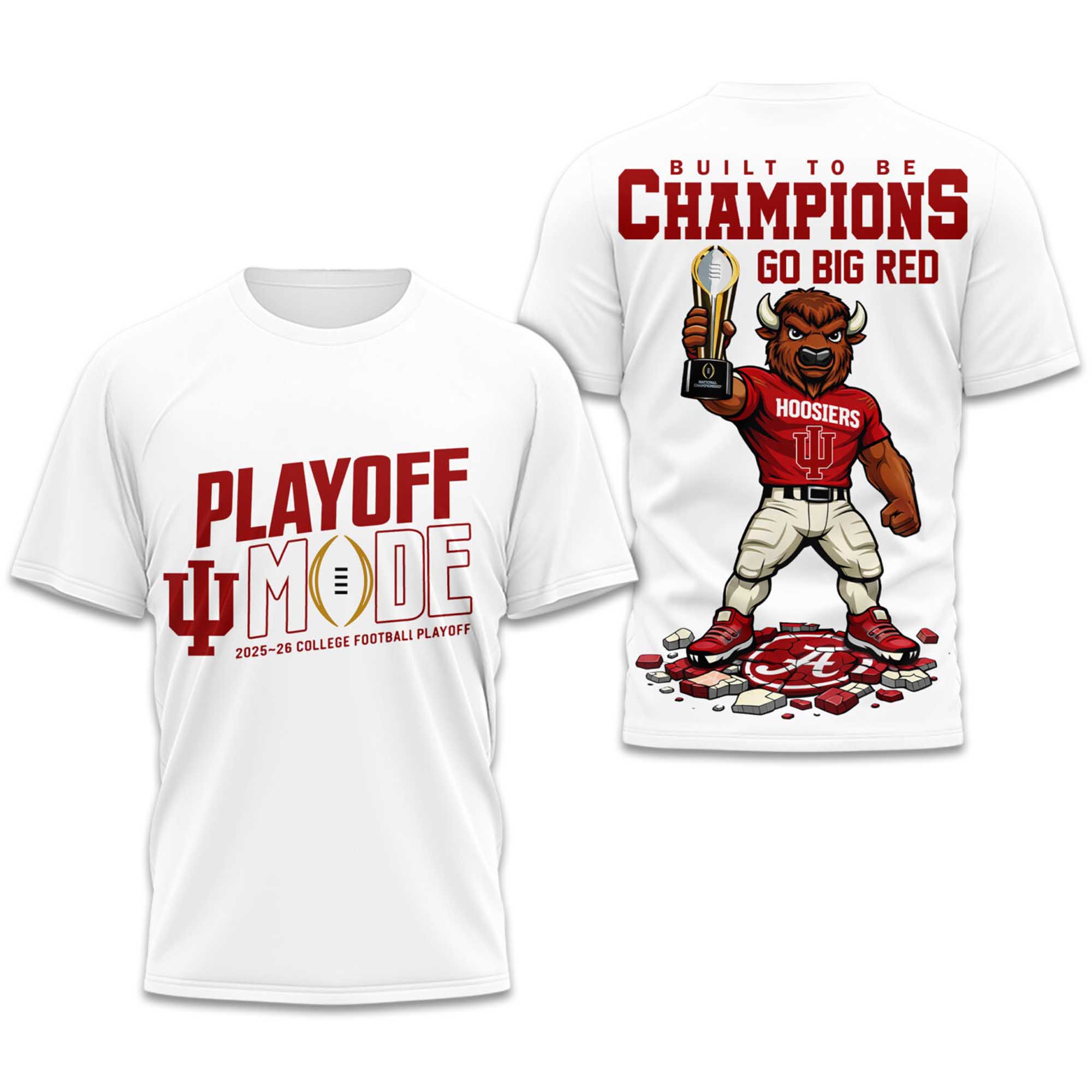 Indiana Hoosiers Built To Be Champions 2025 Shirt Indiana Hoosiers Built To Be Champions 2025 Shirt