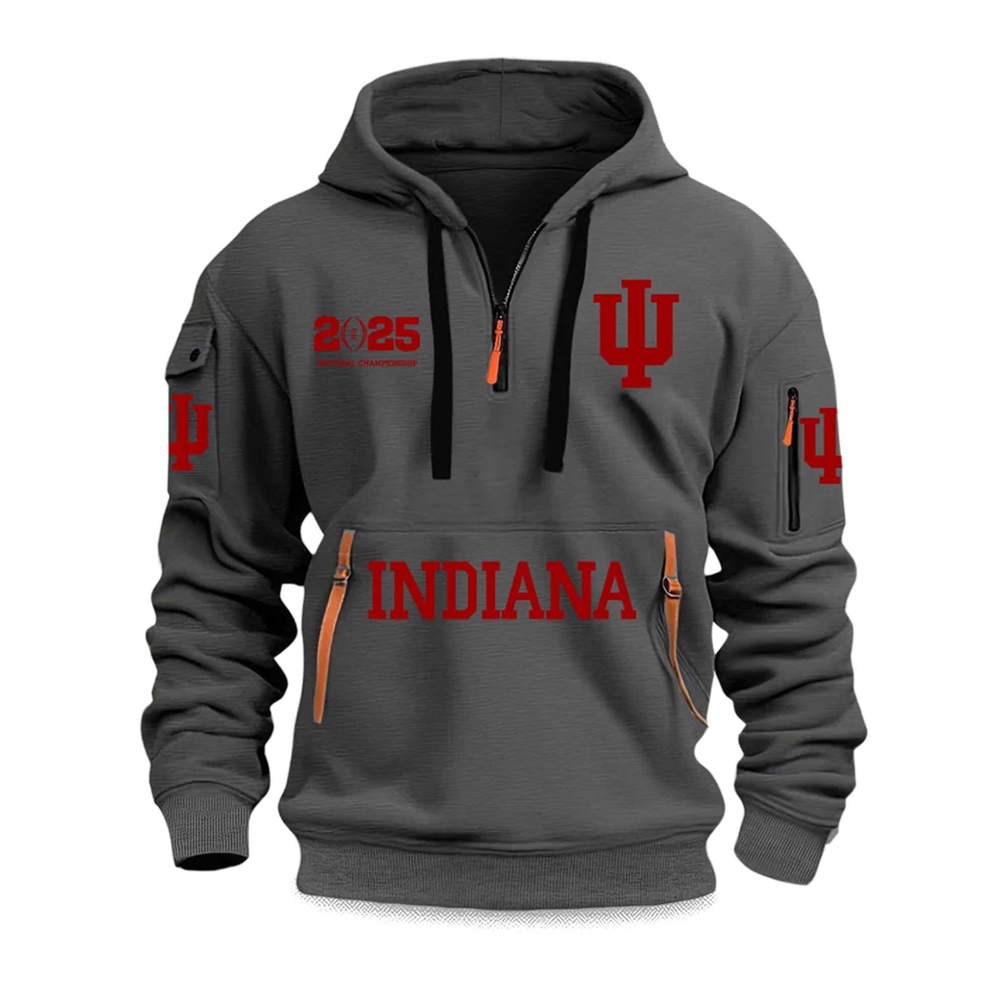 Indiana National Championship 2025 Quarter Zip Hoodie 2 Indiana National Championship 2025 Quarter Zip Hoodie (2)