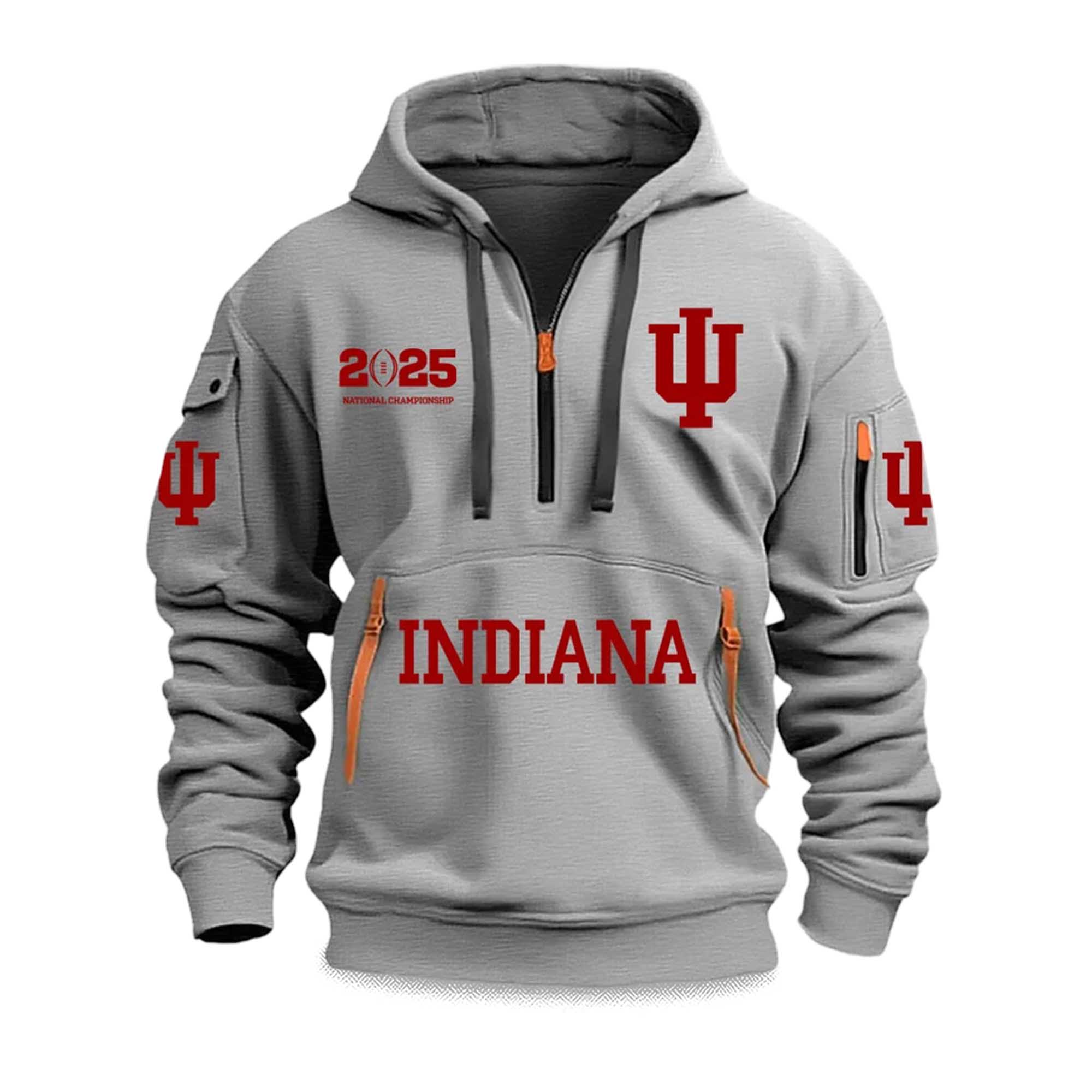 Indiana National Championship 2025 Quarter Zip Hoodie 5 Indiana National Championship 2025 Quarter Zip Hoodie (3)