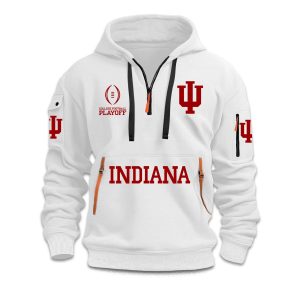 Indiana College Football Playoff 2025 Quarter Zip Hoodie (1)