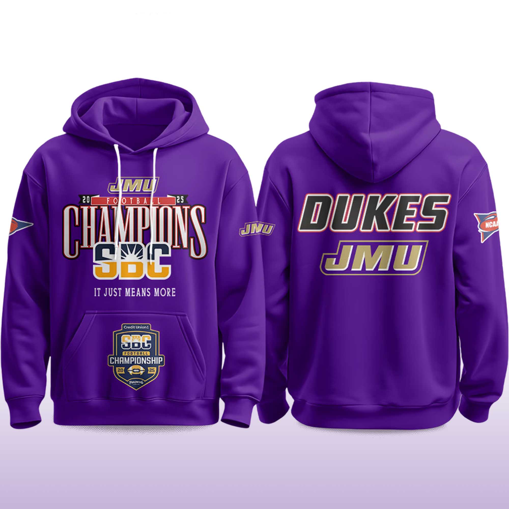 JMU Football SBC Champions 2025 Hoodie 2 JMU Football SBCChampions 2025 Hoodie (2)