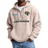 Jaguars Personalized Quarter Zip Waffle Hoodie 2