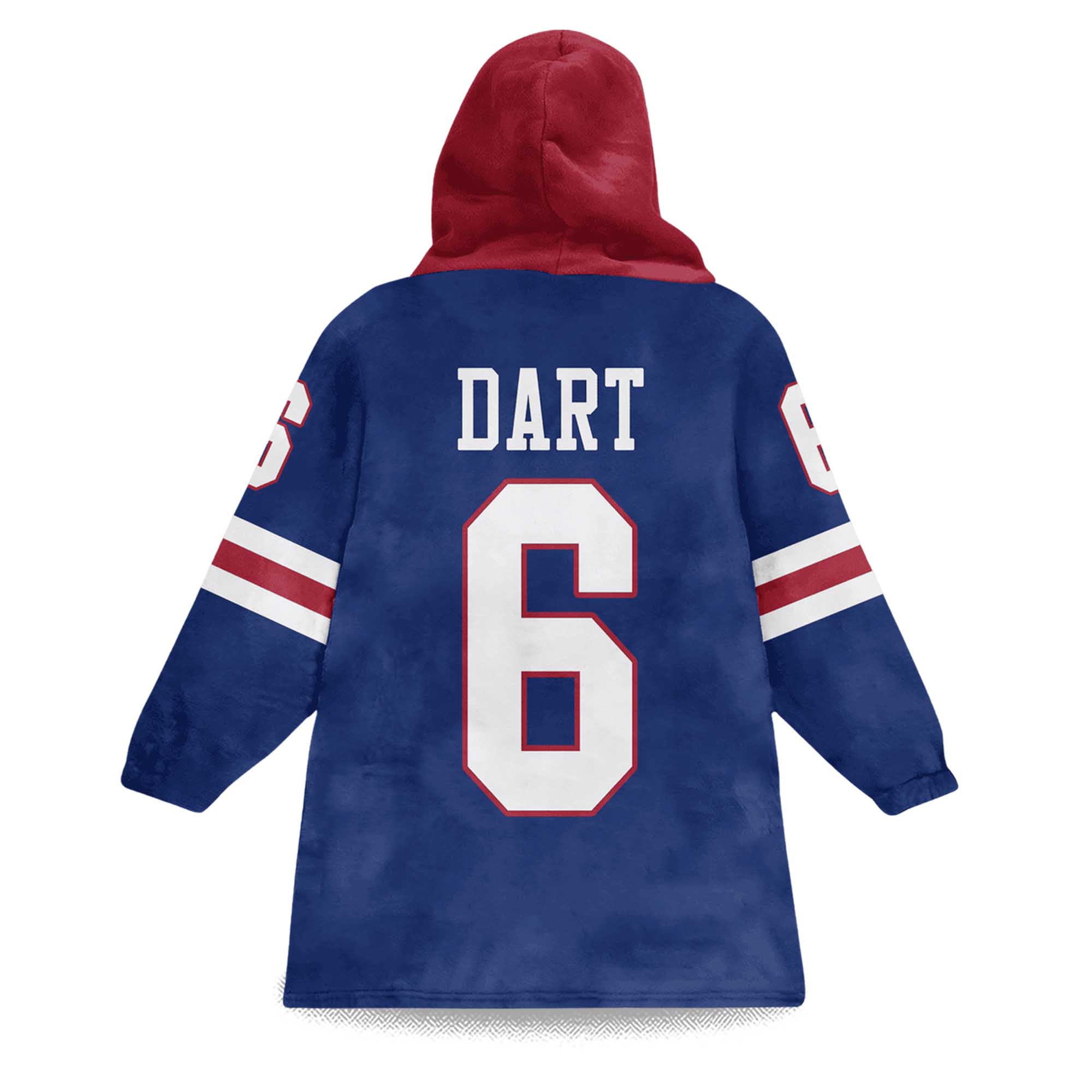 Jaxson Dart 6 Giants Football Unisex Blanket Hoodie 3 Jaxson Dart 6 Giants Football Unisex Blanket Hoodie (3)