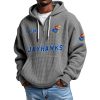 Jayhawks EST 1890 Quarter Zip Waffle Hoodie 8 Jayhawks EST 1890 Quarter Zip Waffle Hoodie 4
