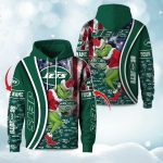 Jets The Grnch Christmas Football Hoodie