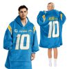 Josaiah Stewart 10 Rams Football Unisex Blanket Hoodie 6 Josaiah Stewart 10 Rams Football Unisex Blanket Hoodie (1)