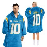 Josaiah Stewart 10 Rams Football Unisex Blanket Hoodie