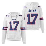Josh Allen 17 Bills Waffle Hoodie