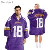 Justin Jefferson 18 Vikings Football Unisex Blanket Hoodie 8 Justin Jefferson 18 Vikings Football Unisex Blanket Hoodie (1)