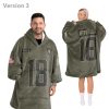 Justin Jefferson 18 Vikings Football Unisex Blanket Hoodie 6 Justin Jefferson 18 Vikings Football Unisex Blanket Hoodie (3)